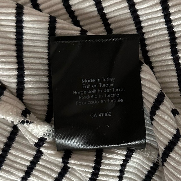 ASOS Just Female Nora Short Sleeve High Neck Ribbed Jersey Knit Minimalist Dress - Picture 15 of 15